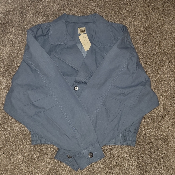 NWT Linson U2 80s style cropped jacket size M - Picture 5 of 5